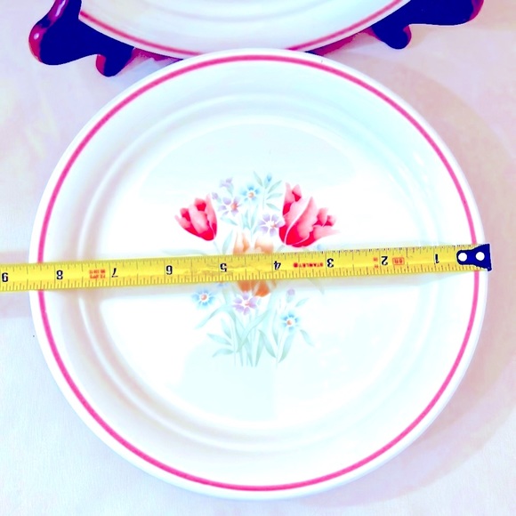 Set of 6 Corelle By Corning French Garden Luncheon Plates by A1243 - Picture 4 of 5